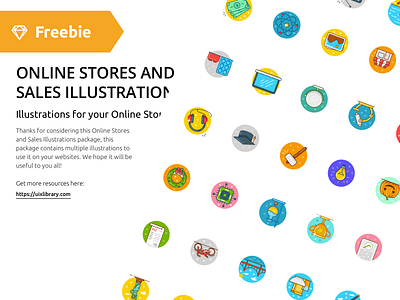 Online Stores and Sales - 252 Illustrations