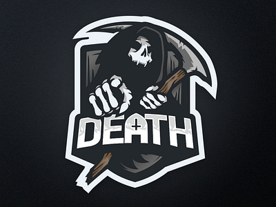 "Death" eSports Logo design esport esportlogo esports illustration logo mascot mascot design mascot logo mascotlogo