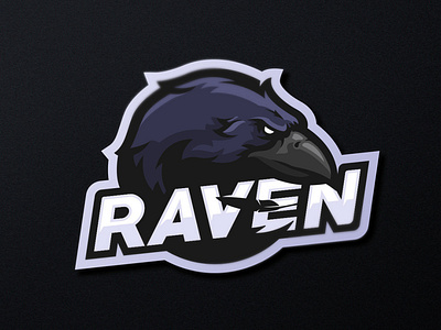 "Raven" eSports Logo design esport esportlogo esports illustration logo mascot mascot design mascot logo mascotlogo