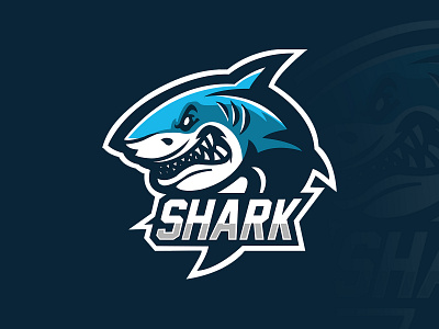 "Shark" eSports Logo design esport esportlogo esports illustration logo mascot mascot design mascot logo mascotlogo shark