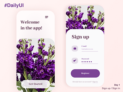 :: 001 daily ui dailyuichallenge design illustration minimal ui