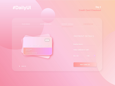 :: 002 daily ui dailyuichallenge design illustration pinkgradient