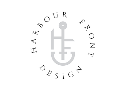 Harbour Front Design Logo branding logo