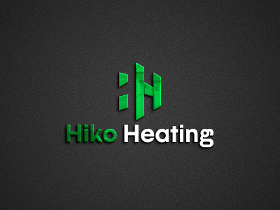 Hiko Heating Logo Design brand identity branding design flat graphicdesign icon illustration logo logodesign logotype minimal