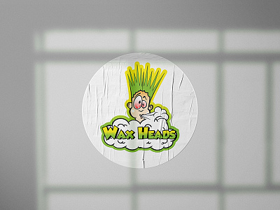 Wax Heads Sticker Design