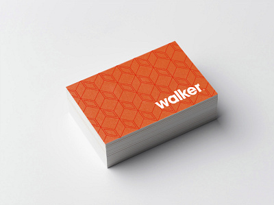 Walker branding design icon logo
