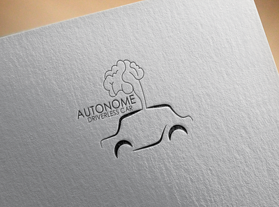 Driverless car @dailylogo autonome brand identity car car logo company logo driverless driverless car logo vector