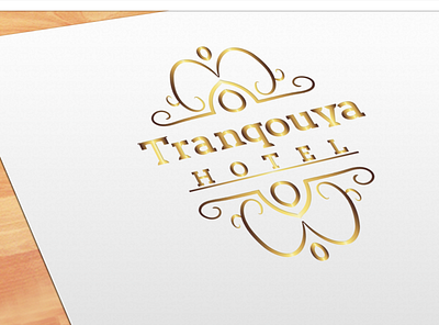 Tranqouva hotel logo brand identity branding business logo hotel logo logo vector