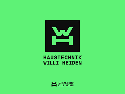 Haustechnik Willi Heiden | Logo & Branding branding cooling handyman heating home house logo plumber technical technician