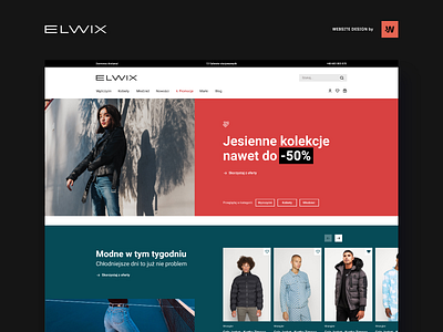 ELWIX clean design graphic design typography ui ux web website