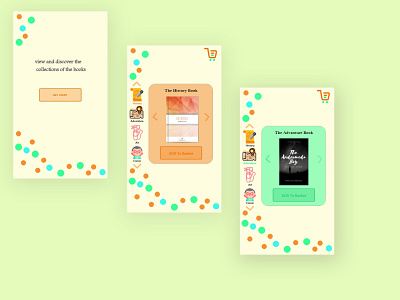 BookShop android app branding design designer icon ios ui ux uiux web