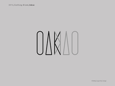 Oakao - Clothing Brand challenge clothing brand design flat graphic design logo meaning mindful minimal
