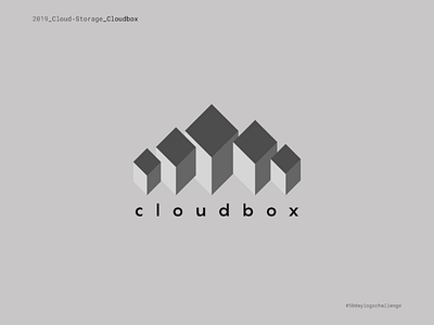 Cloudbox cloud flat graphic design icon illustration illustrator logo minimal