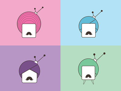 Turban TVs character design graphic illustration turban tv