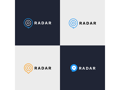 Radar - location based chat app by parul bhatti on Dribbble