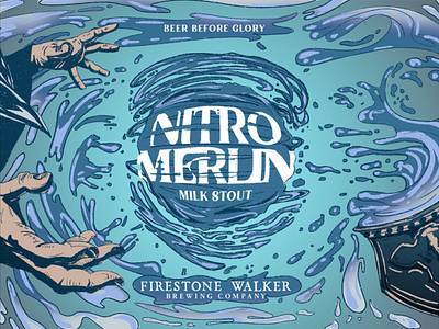 Firestone Walker: Nitro Merlin Concept Can beer branding firestone walker illustration package design