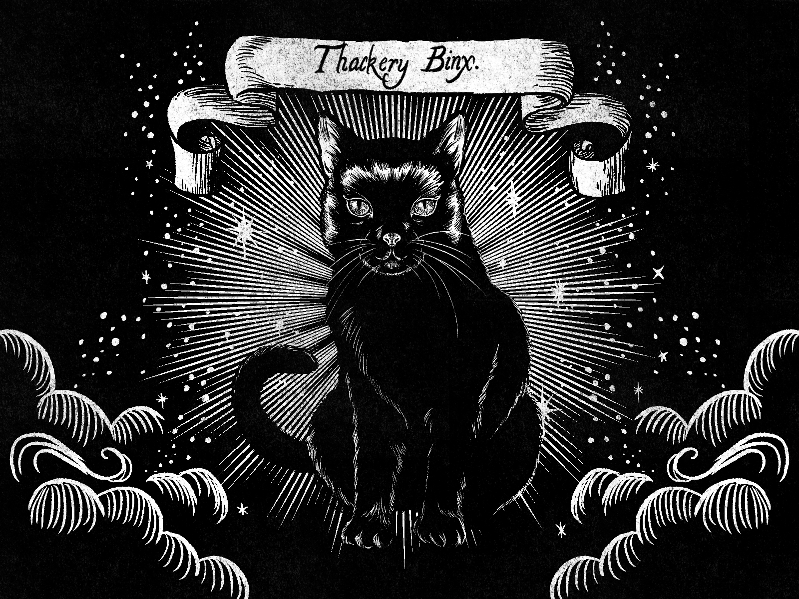 Thackery Binx - National Cat Day by Dyno Creative on Dribbble