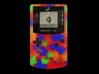 AZURA | GAME BOY DESIGN art direction artwork branding design game game art gameboy gameboy color graphic design kevlard leadership mock up photoshop psychedelic retouching