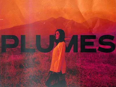 PLUMES | COVER ART album art album cover art direction artwork design graphic design kevlard music photoshop retouching