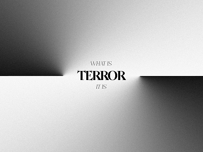 TERROR album art album cover art direction artwork design graphic design kevlard music photoshop retouching