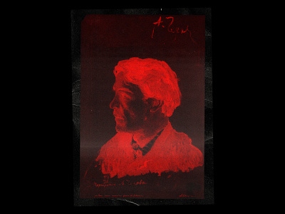 XXXIII | EVERYDAY archive archives art direction artwork black design everyday graphic design kevlard music painting photoshop poster poster a day poster art poster design posters red retouching texture