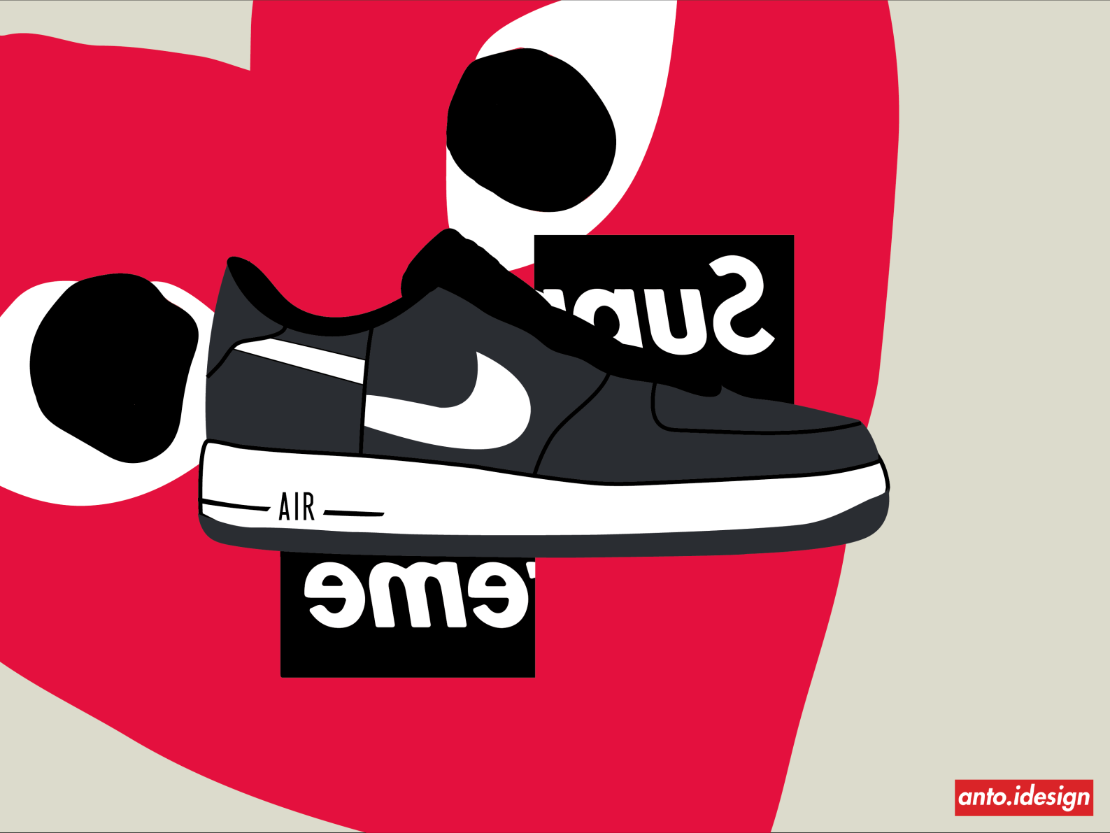 nike cdg supreme