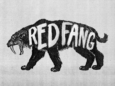 Red Fang custom type good times poster red fang