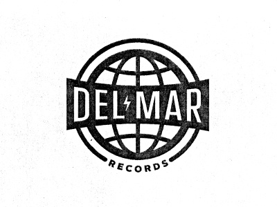 Del Mar Records good times icons logo