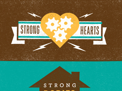 Strong Hearts cyclekids good times poster