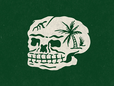Rumble in the Jungle illustration skull