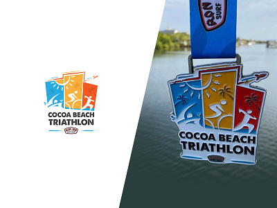 Logo design for a triathlon event