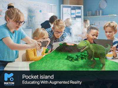 Pocket Island - AR App for Education augmented reality development graphicdesign