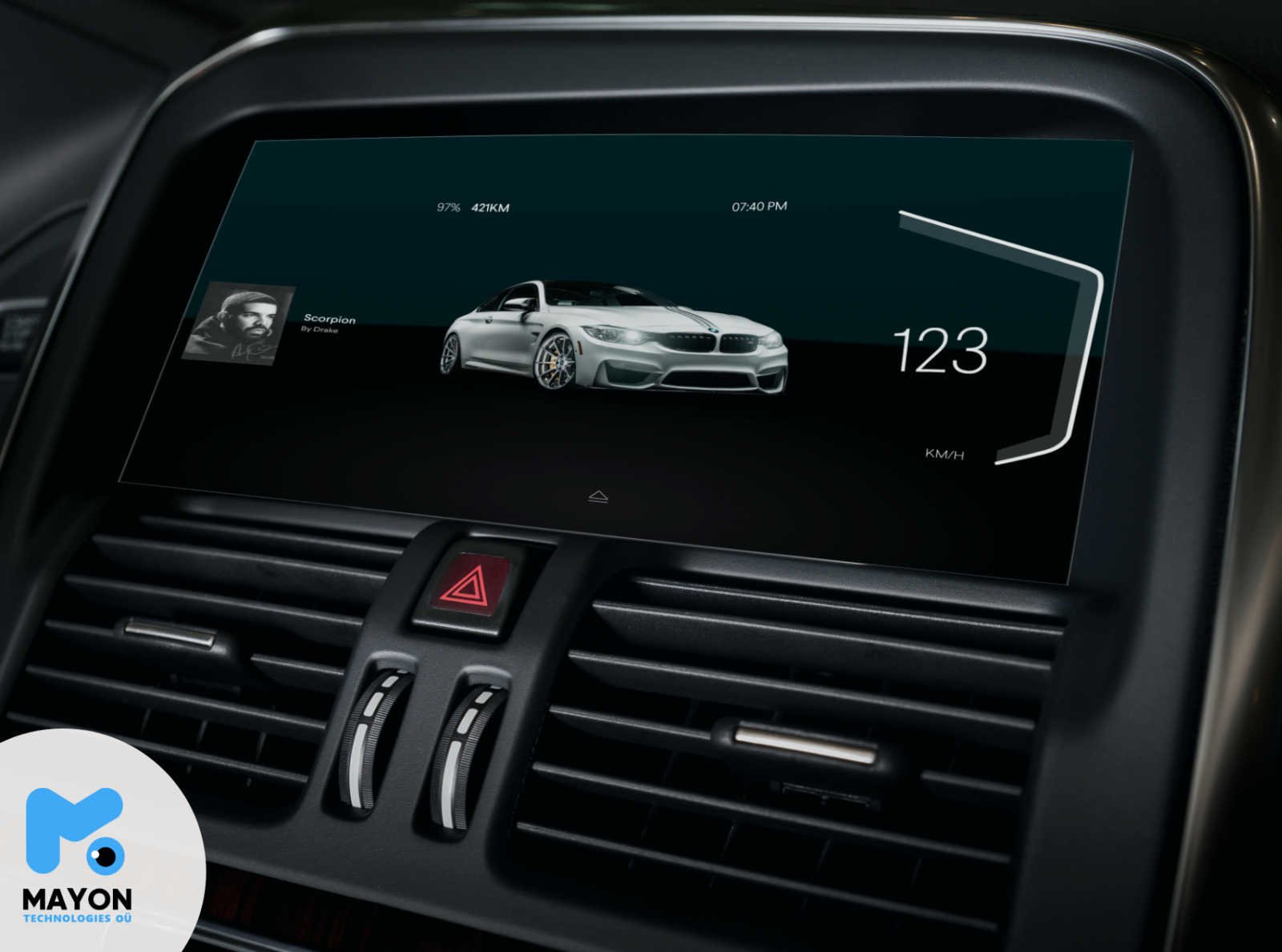 Car infotainment Design by Syed on Dribbble