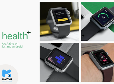 health plus - Smartwatch App development medical smartwatch tech uiux