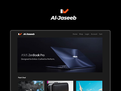 Al-Jaseeb E-Com Website arab brand branding dark ecommerce logodesign online shop simple uiux update website website concept
