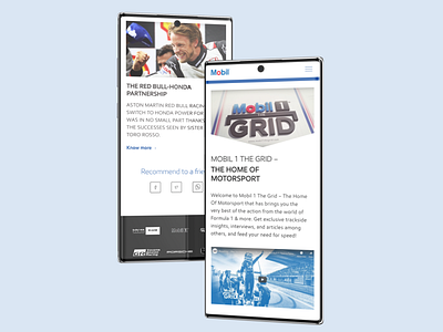 Mobil 1 - The Grid Web Destination