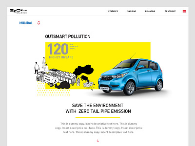 Mahindra Electric Car Launch automobile electric mahindra pollution product launch smart ui