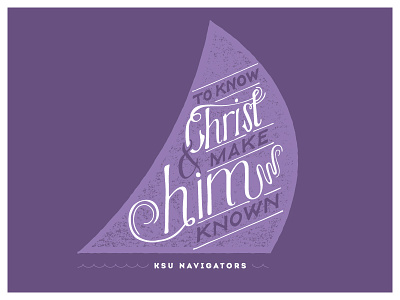 The Navigators christian k state ksu lettering navigators typography