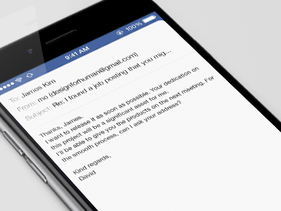 Email App Interaction email app interaction design facebook google form prototype animation