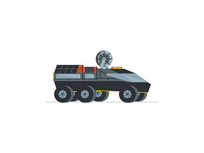 I Think We're Gonna Need Bigger Wheels… graphic graphicdesign illustration space vector vector illustration vehicle