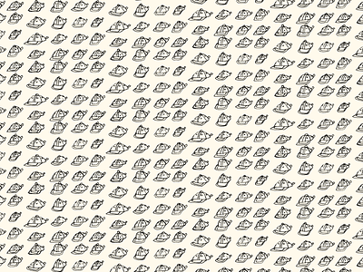 More hand drawn pattern Exploration. graphicdesign hand drawn handmade icon illustration patterns vector