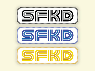 Playing with Type and Color patchdesign sanfrancisco thicklines typography