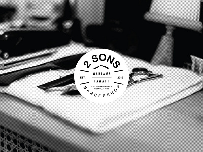 2 Sons Barbershop | Logo Exploration branding graphicdesign icon icondesign identitydesign illustration logodesign type typography vector