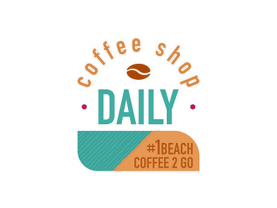 06 #DailyLogoChallenge 2 beach cafe coffee coffee shop coffeeshop cup daily dailylogochallenge design flat go icon illustrator logo logo design minimal shop to vector