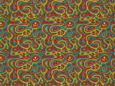 psychedelia study pt 1 repeating 70s 70s design affinity affinity designer pattern pattern design psychedelia psychedelic psychedelic art seamless pattern vector vector design vector illustration vintage