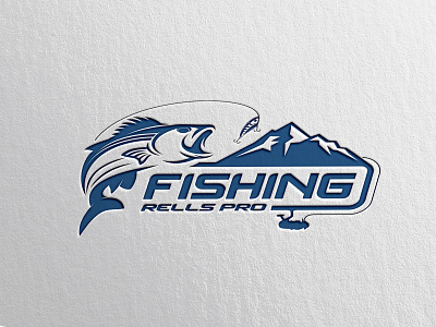 Logo for fishingreelspro.com animation branding catalog catalog design catalogue catalogue design design illustration logo logotype typography vector