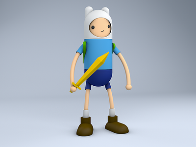 What time is it? adventure time c4d finn