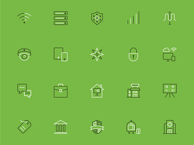 Meraki Menu Icons design icons illustration technology ui vector web website