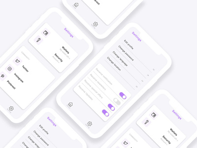 daily UI 07 setting