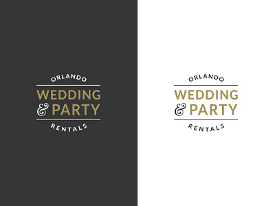 OWPR Logo graphic design logo logo design orlando party rentals vector wedding